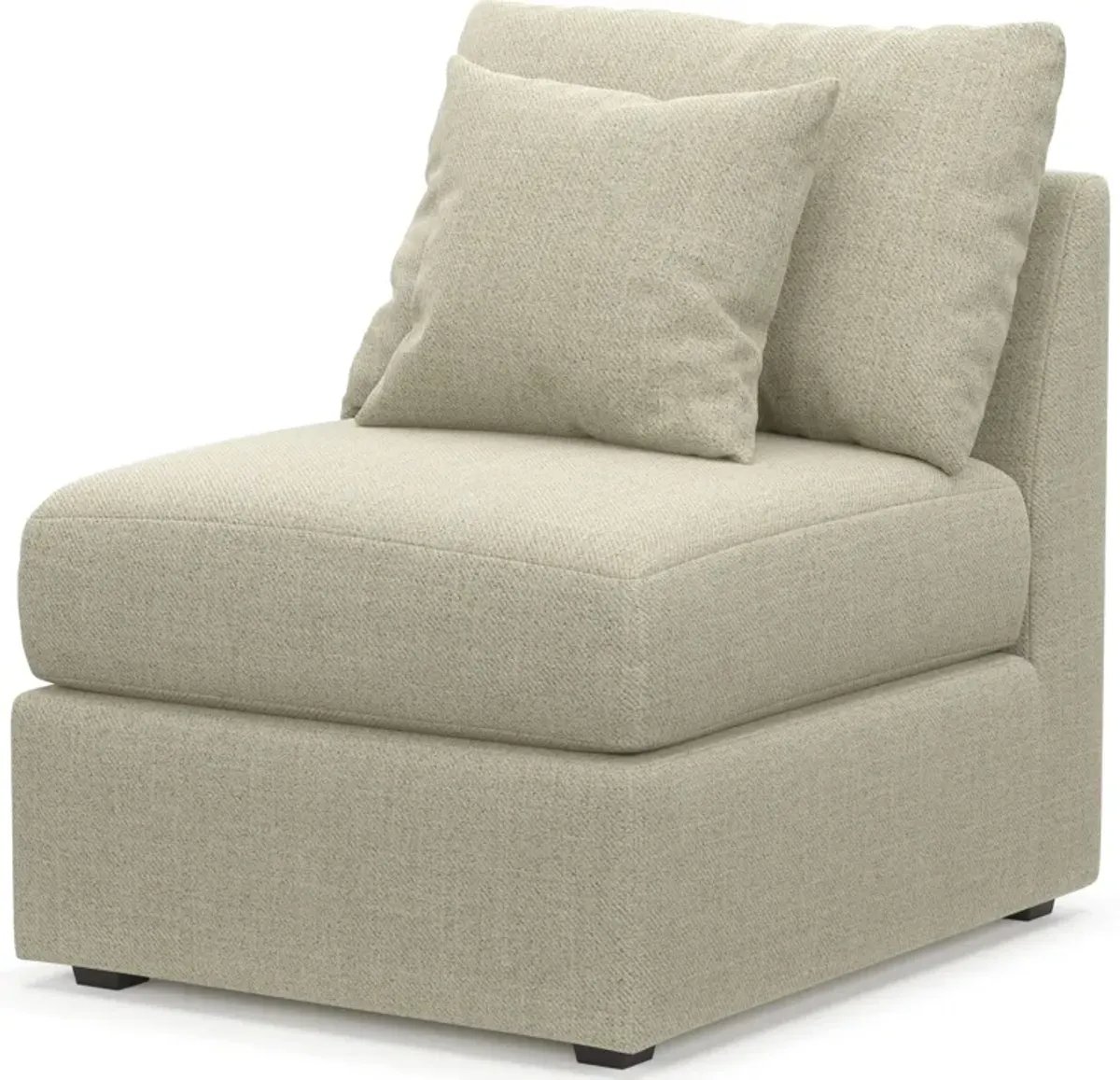 Nest Foam Comfort Eco Performance Armless Chair - Broderick Charcoal