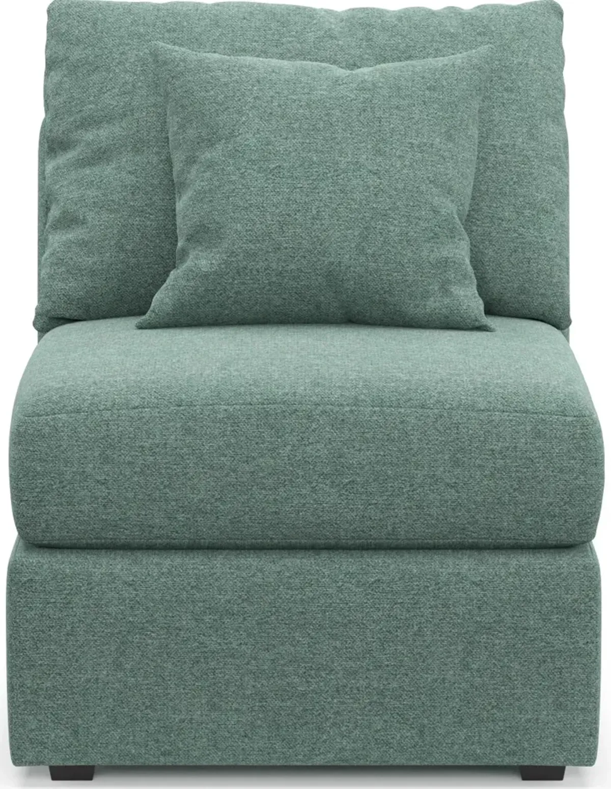 Nest Foam Comfort Eco Performance Armless Chair - Bridger Jade