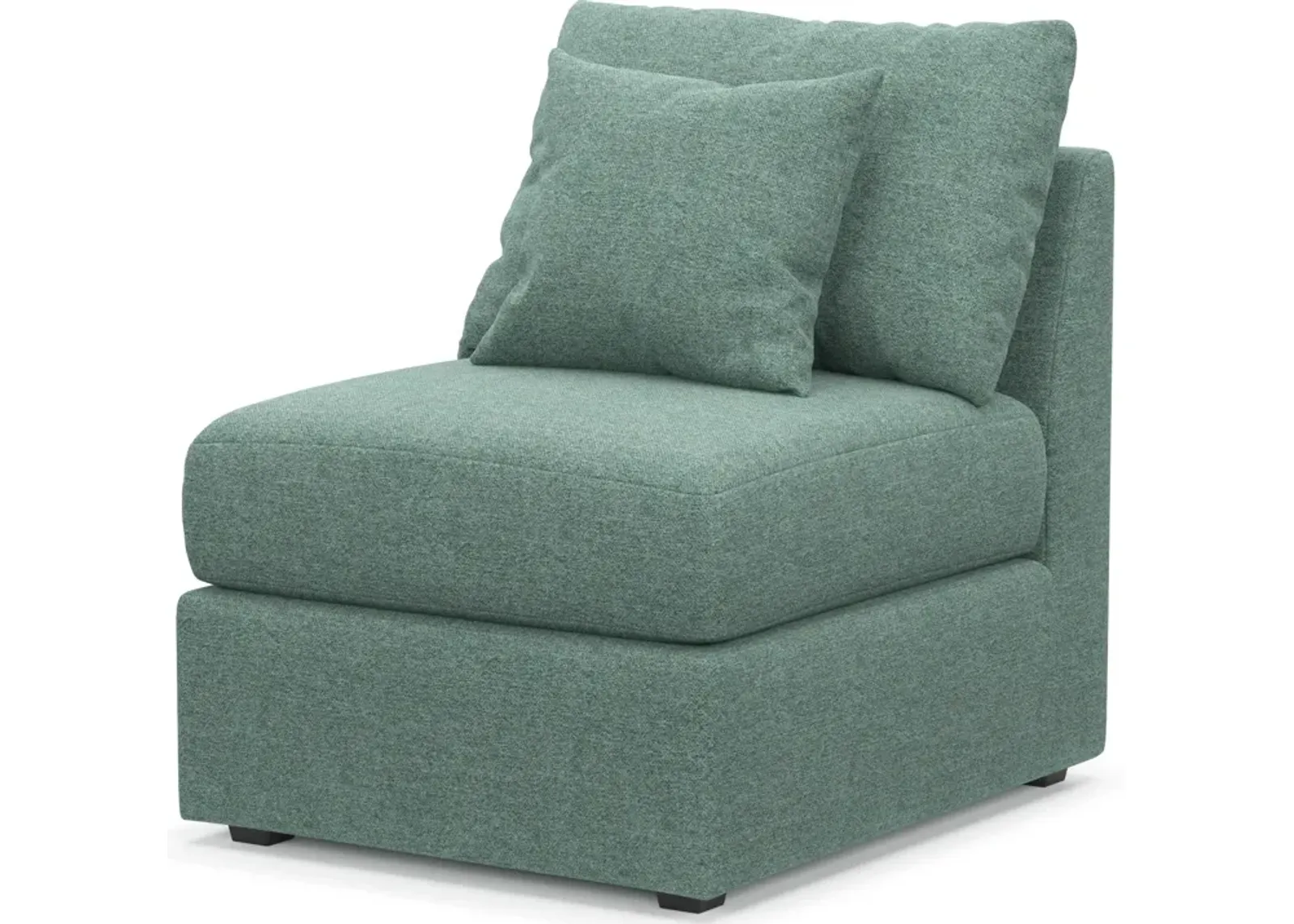 Nest Foam Comfort Eco Performance Armless Chair - Bridger Jade