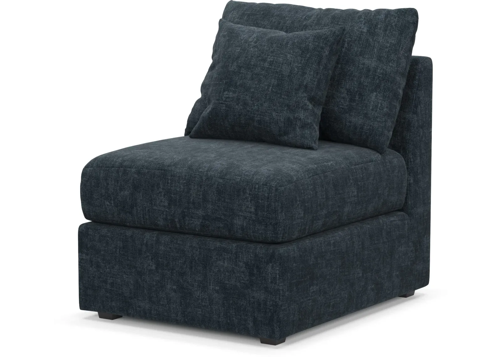 Nest Foam Comfort Eco Performance Armless Chair - Argo Navy