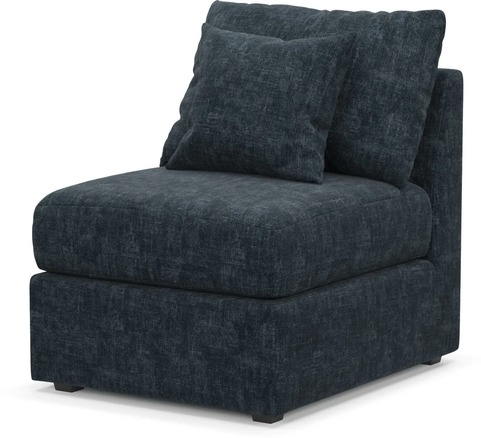 Nest Foam Comfort Eco Performance Armless Chair - Argo Navy