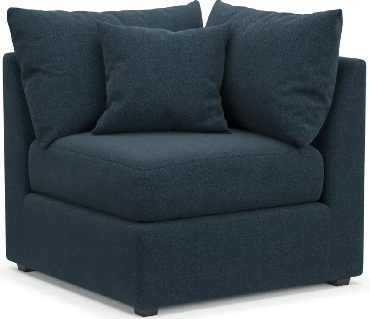 Nest Foam Comfort Eco Performance Corner Chair - Broderick Indigo