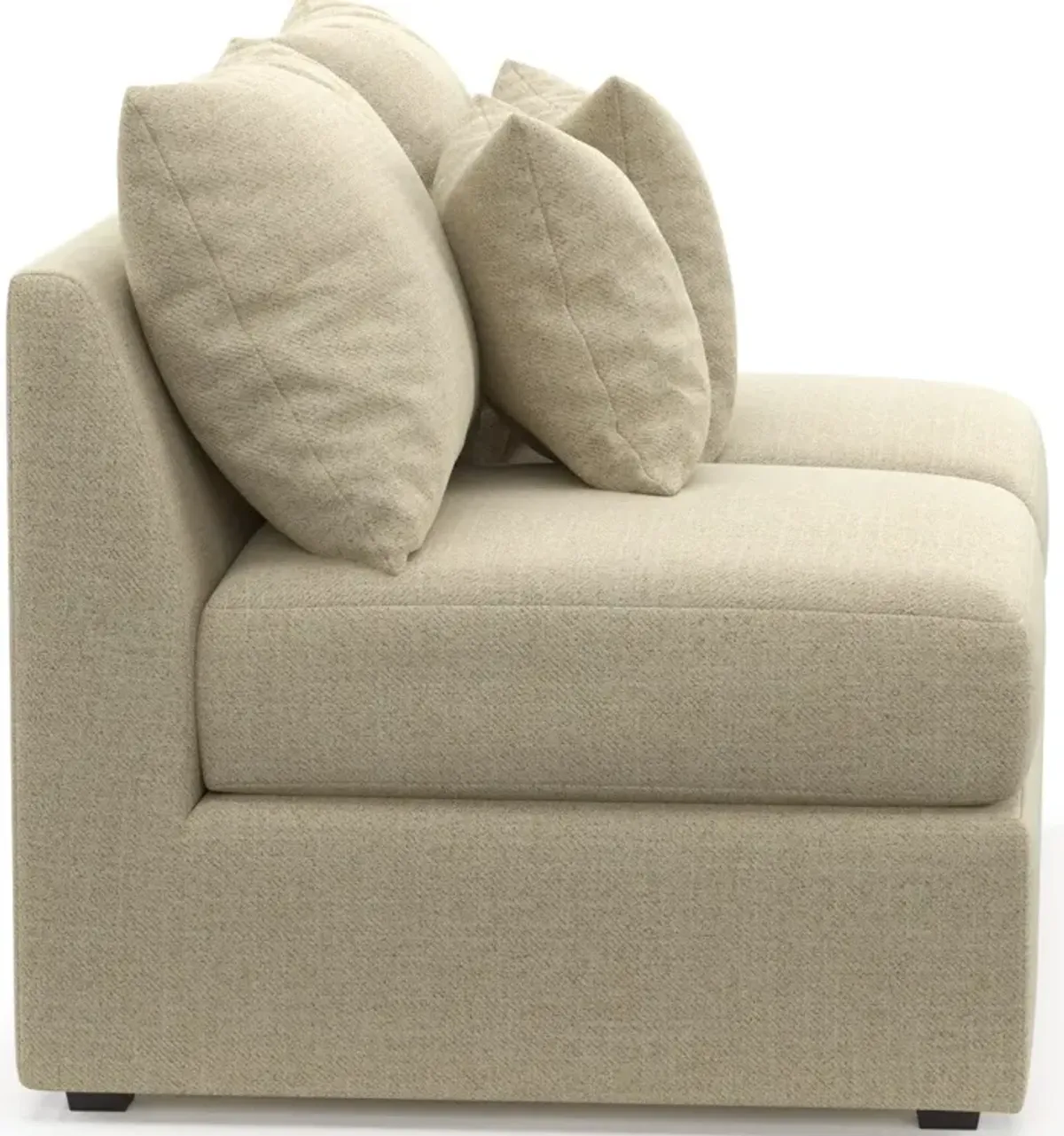 Nest Foam Comfort Eco Performance Armless Loveseat - Broderick Sand