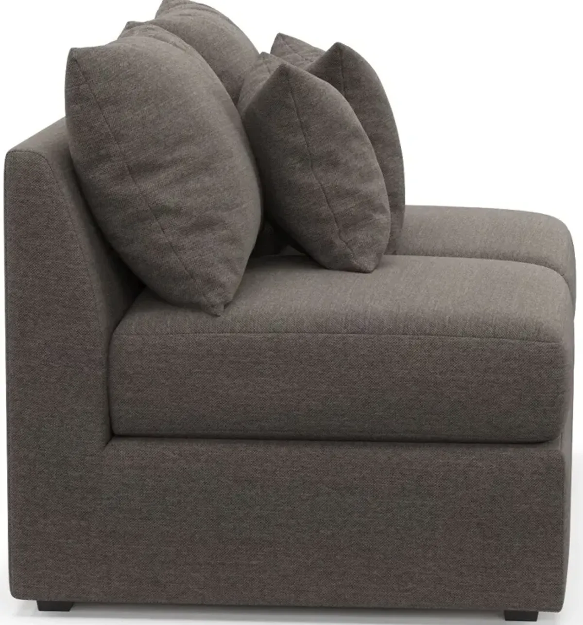 Nest Foam Comfort Eco Performance Armless Loveseat - Presidio Steel