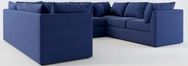 Nest Foam Comfort 3-Piece Pit Sectional - Abington Indigo