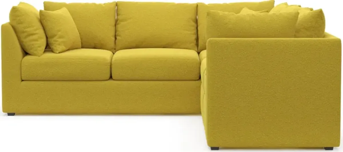 Nest Foam Comfort 3-Piece Small Sectional - Bloke Goldenrod