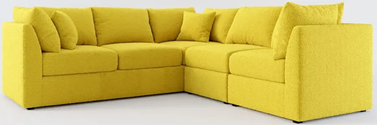 Nest Foam Comfort 3-Piece Small Sectional - Bloke Goldenrod