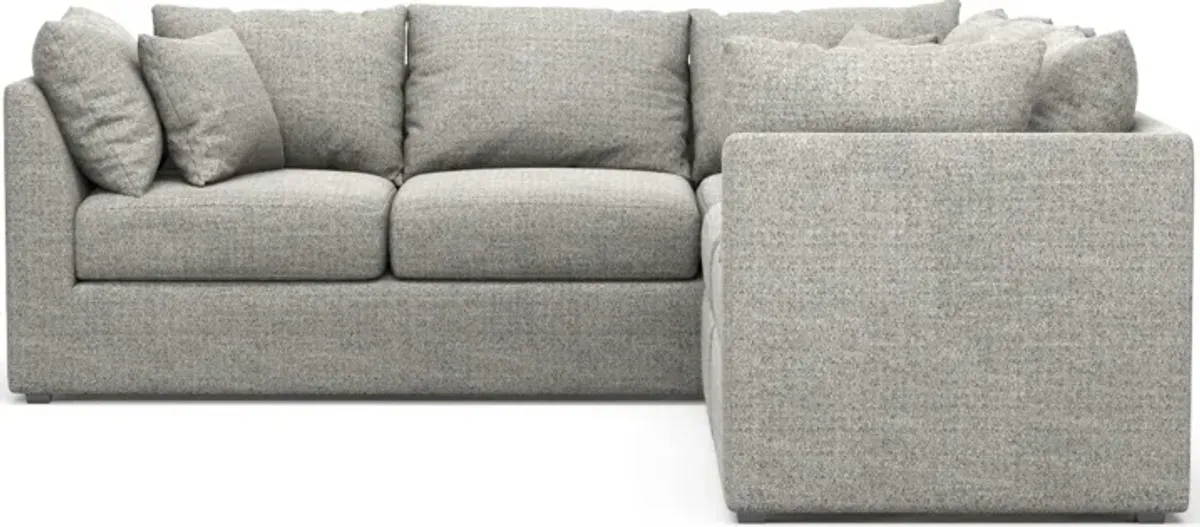 Nest Foam Comfort 3-Piece Small Sectional - Pandora Pepper