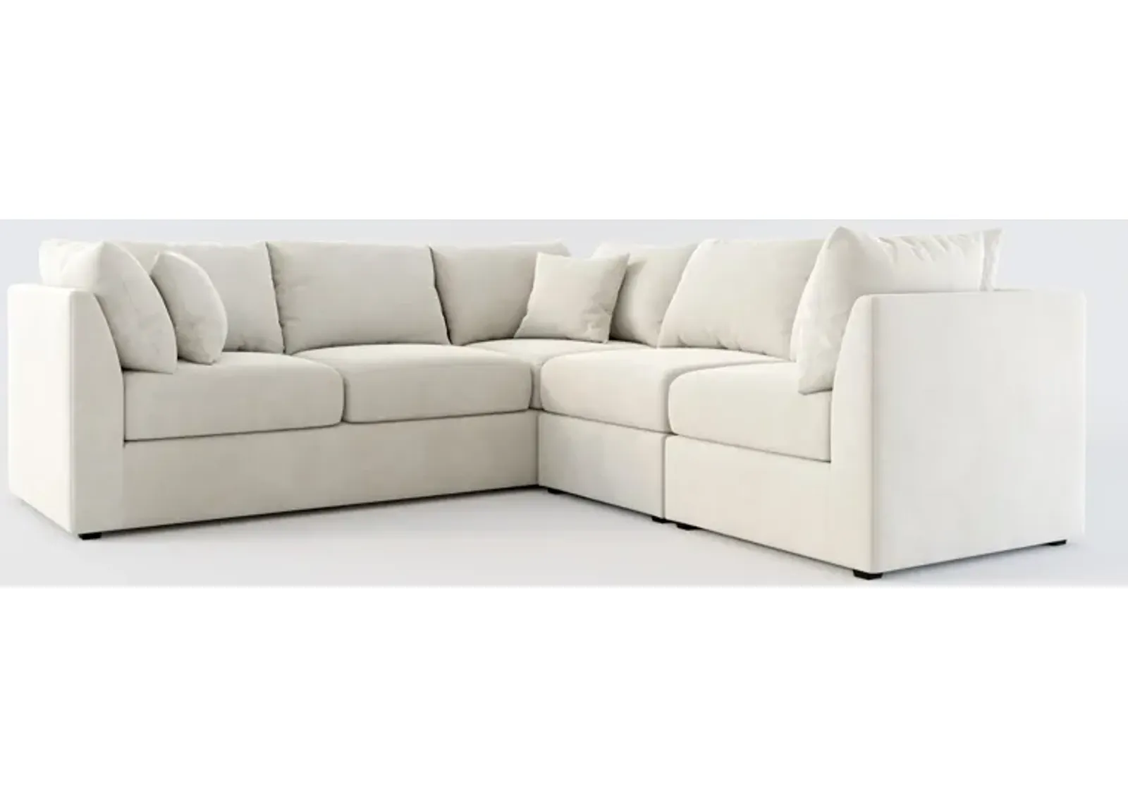 Nest Foam Comfort 3-Piece Small Sectional - Laurent Beach