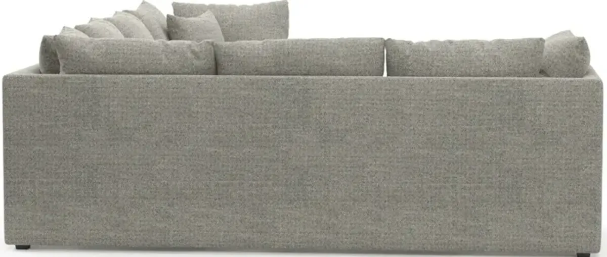 Nest Foam Comfort 3-Piece Large Sectional - Pandora Pepper