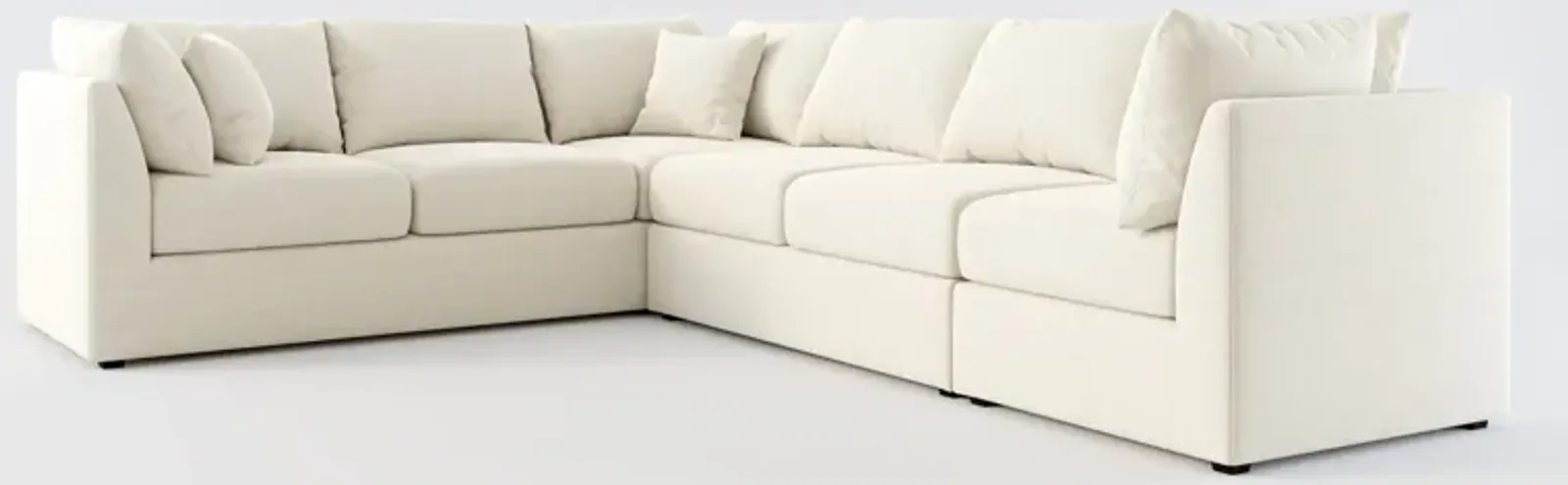 Nest Foam Comfort 3-Piece Large Sectional - Curious Pearl