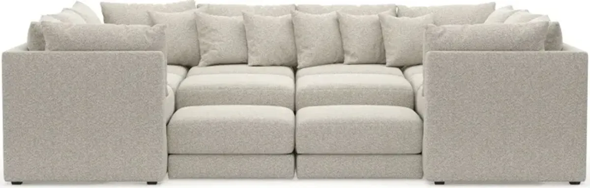 Nest Foam Comfort 9-Piece Sectional - Muse Stone