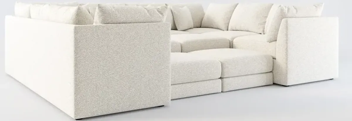 Nest Foam Comfort 9-Piece Sectional - Muse Stone