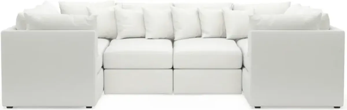 Nest Foam Comfort 5-Piece Pit Sectional - Contessa Vanilla