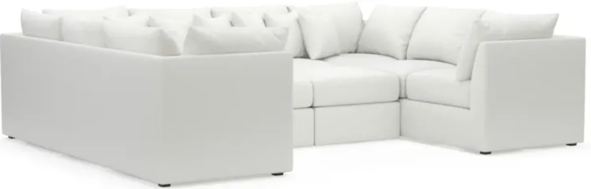 Nest Foam Comfort 5-Piece Pit Sectional - Contessa Vanilla