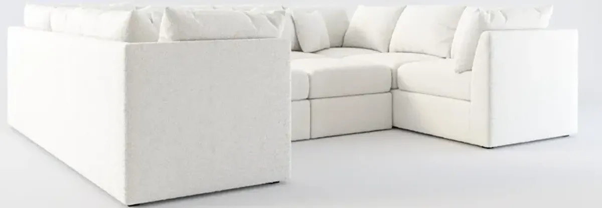 Nest Foam Comfort 5-Piece Pit Sectional - Bloke Snow