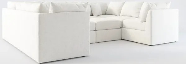 Nest Foam Comfort 5-Piece Pit Sectional - Bloke Snow