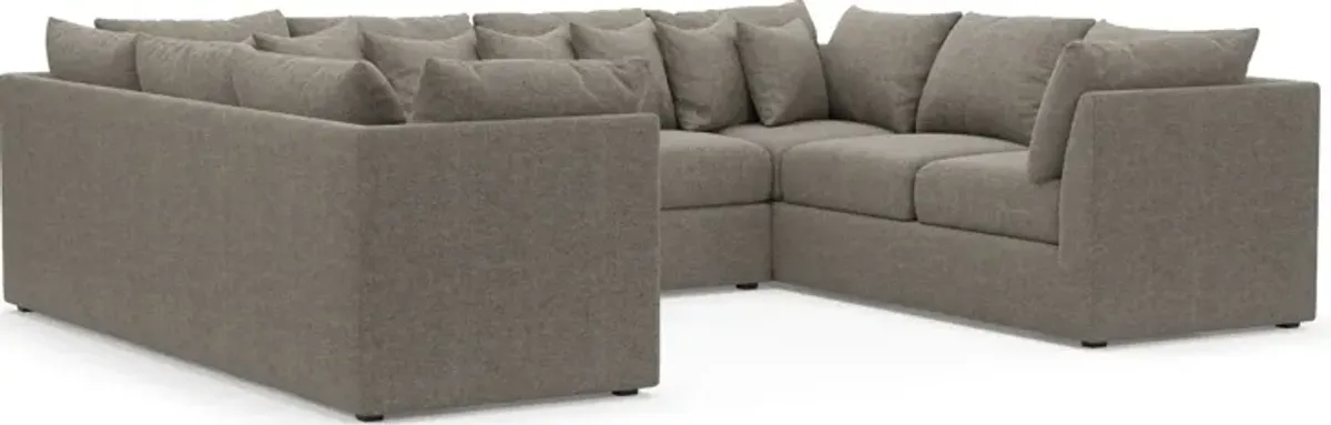 Nest Foam Comfort Eco Performance 3-Piece Pit Sectional - Bridger Metal