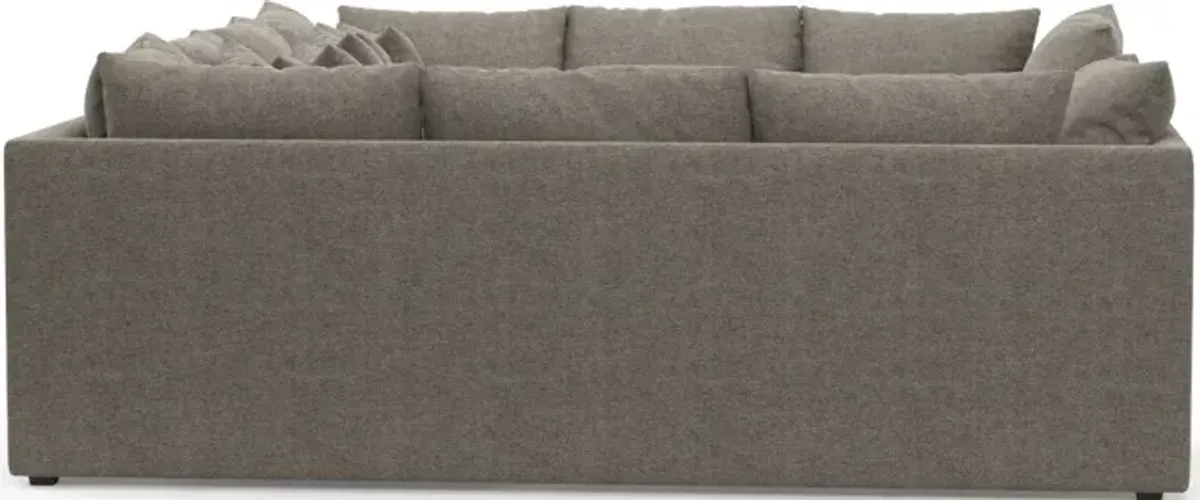 Nest Foam Comfort Eco Performance 3-Piece Pit Sectional - Bridger Metal