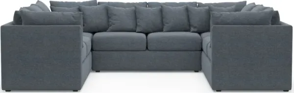 Nest Foam Comfort Eco Performance 3-Piece Pit Sectional - Bridger Navy