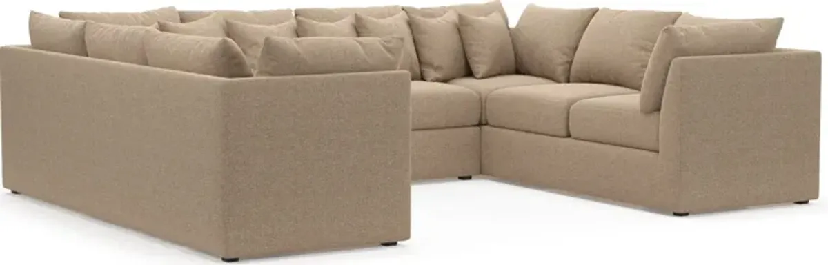 Nest Foam Comfort Eco Performance 3-Piece Pit Sectional - Liv Wicker