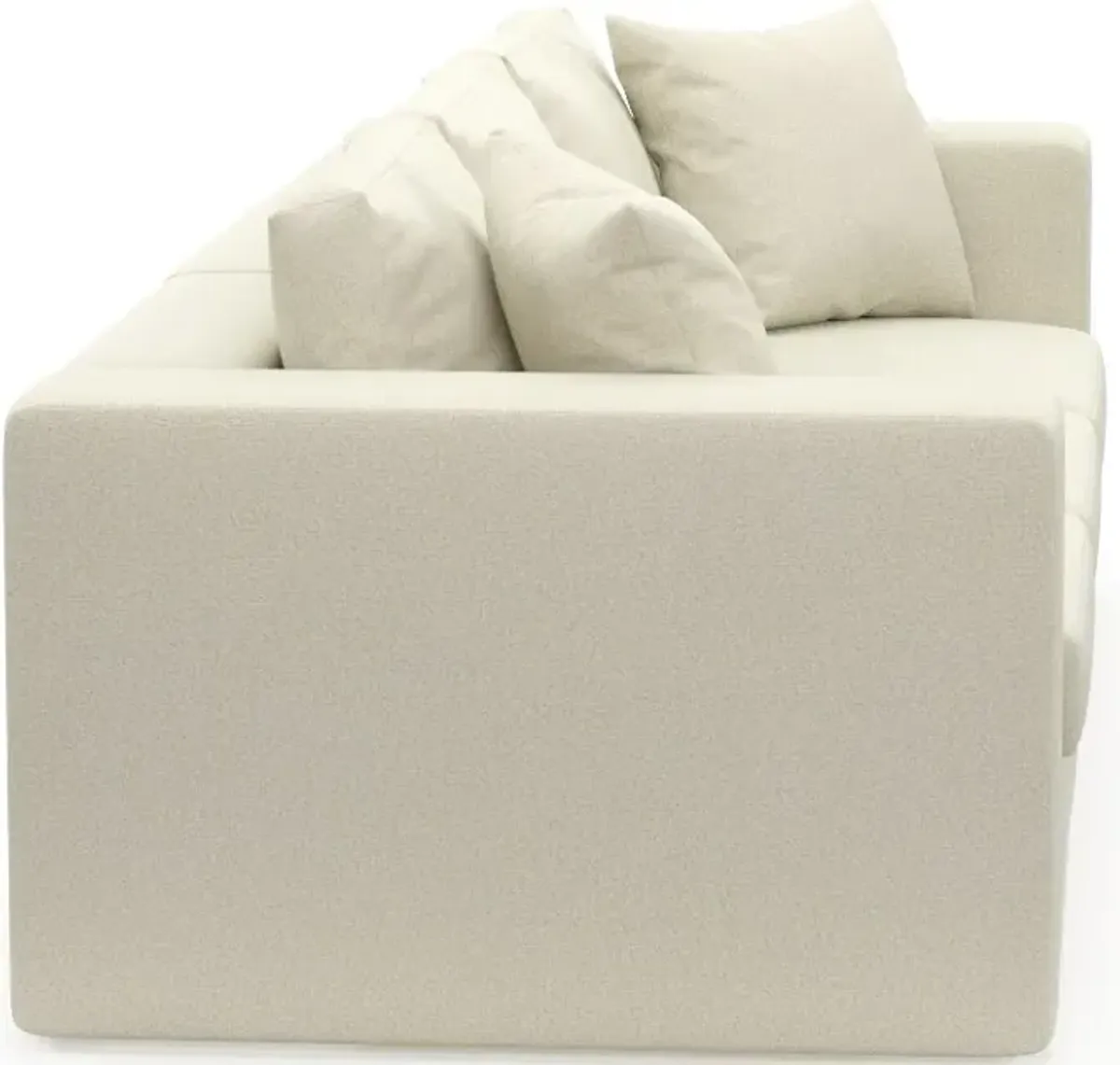 Collin Foam Comfort Eco Performance Fabric 3-Piece Sofa - Fincher Ivory