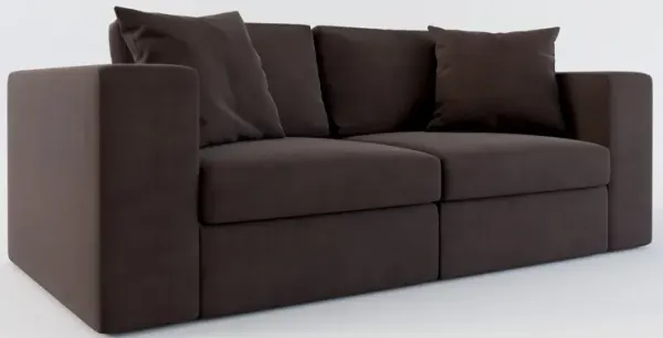Collin Hybrid Comfort 2-Piece Sofa - Merrimac Dark Brown