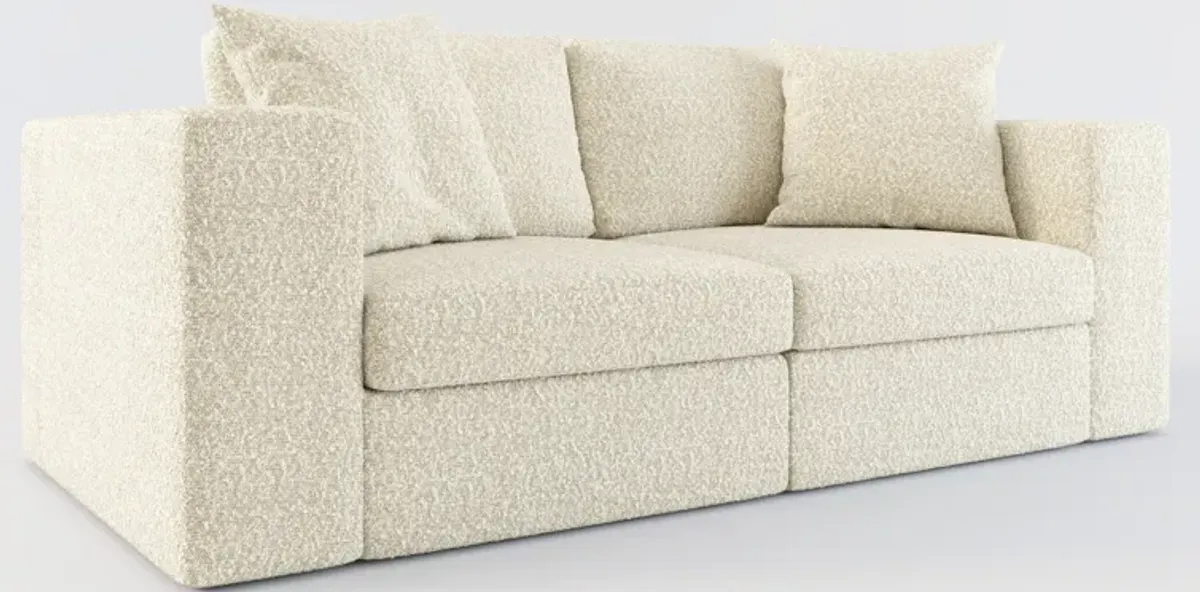 Collin Hybrid Comfort 2-Piece Sofa - Bloke Cotton