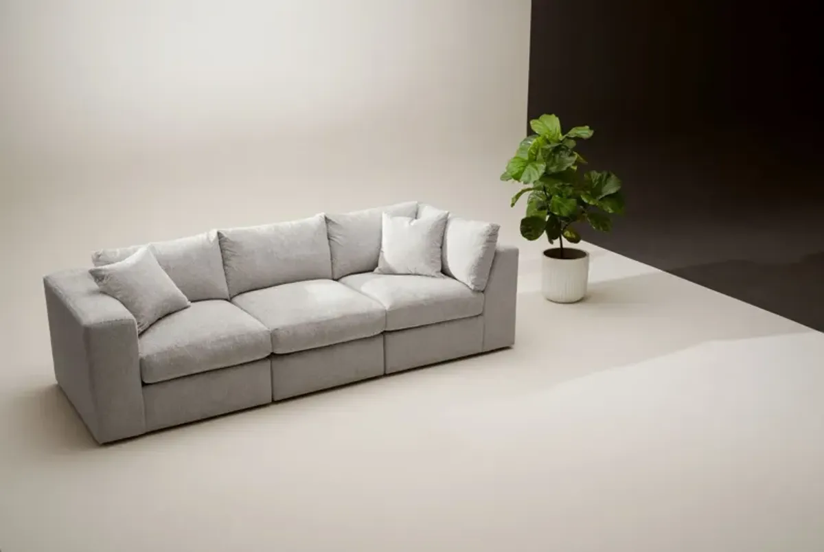 Collin 3-Piece Foam Comfort Sofa - Curious Pearl