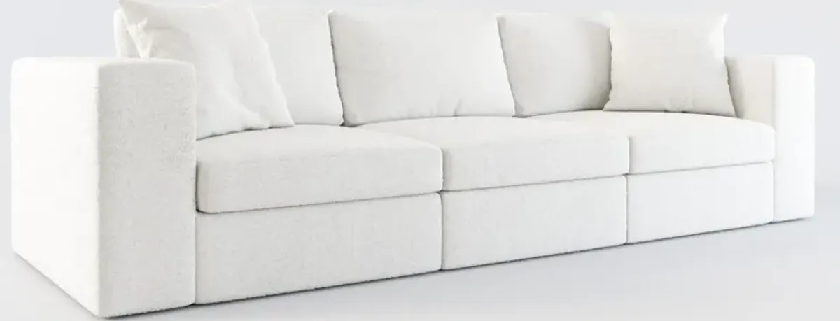 Collin Foam Comfort 3-Piece Sofa - Bloke Snow