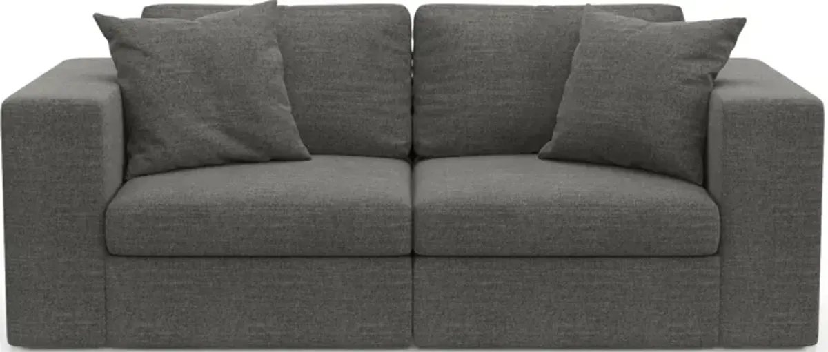 Collin 2-Piece Foam Comfort Sofa - Curious Charcoal