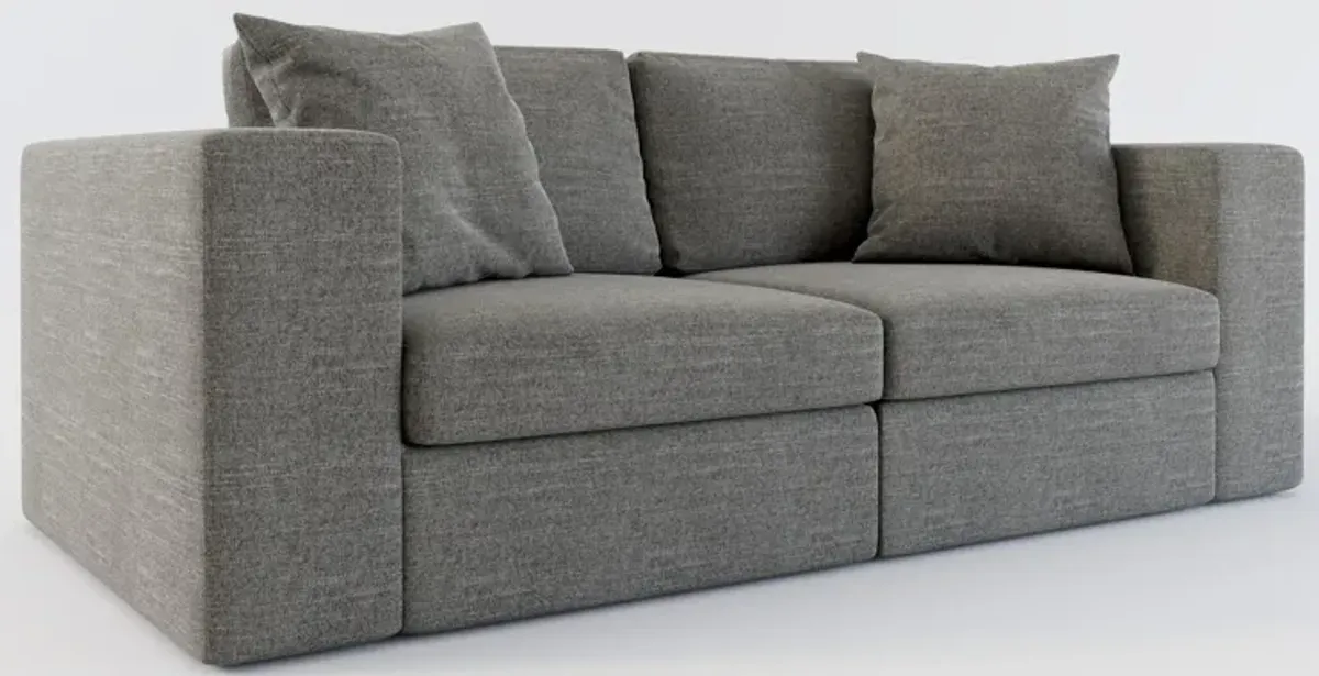 Collin 2-Piece Foam Comfort Sofa - Curious Charcoal