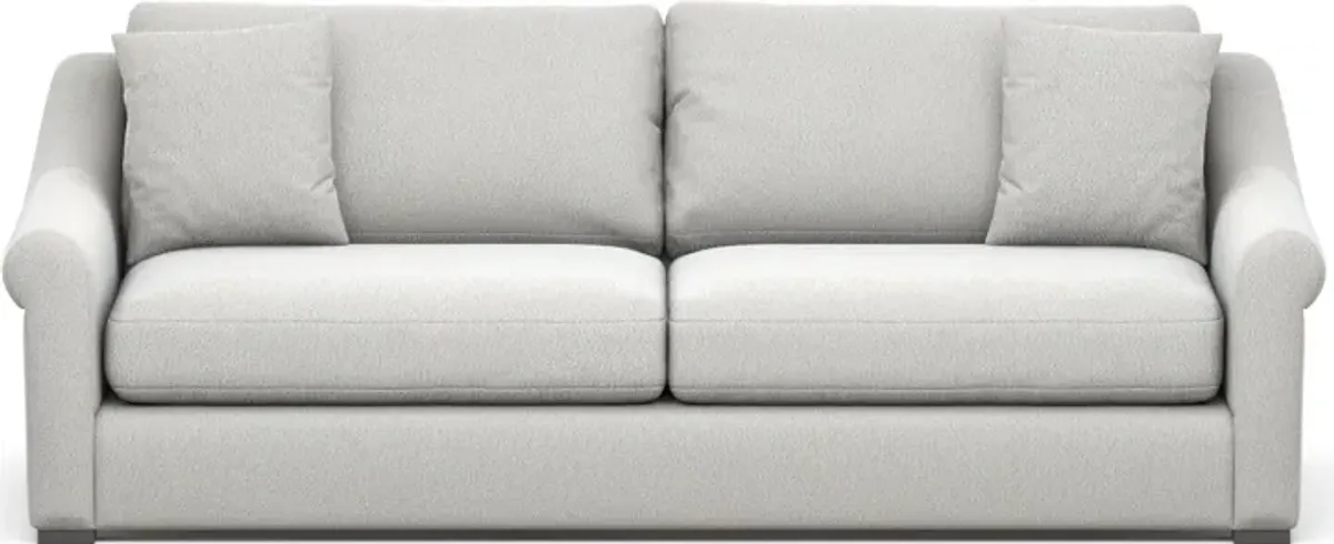 Bowery Foam Comfort 97" Sofa - Oslo Snow