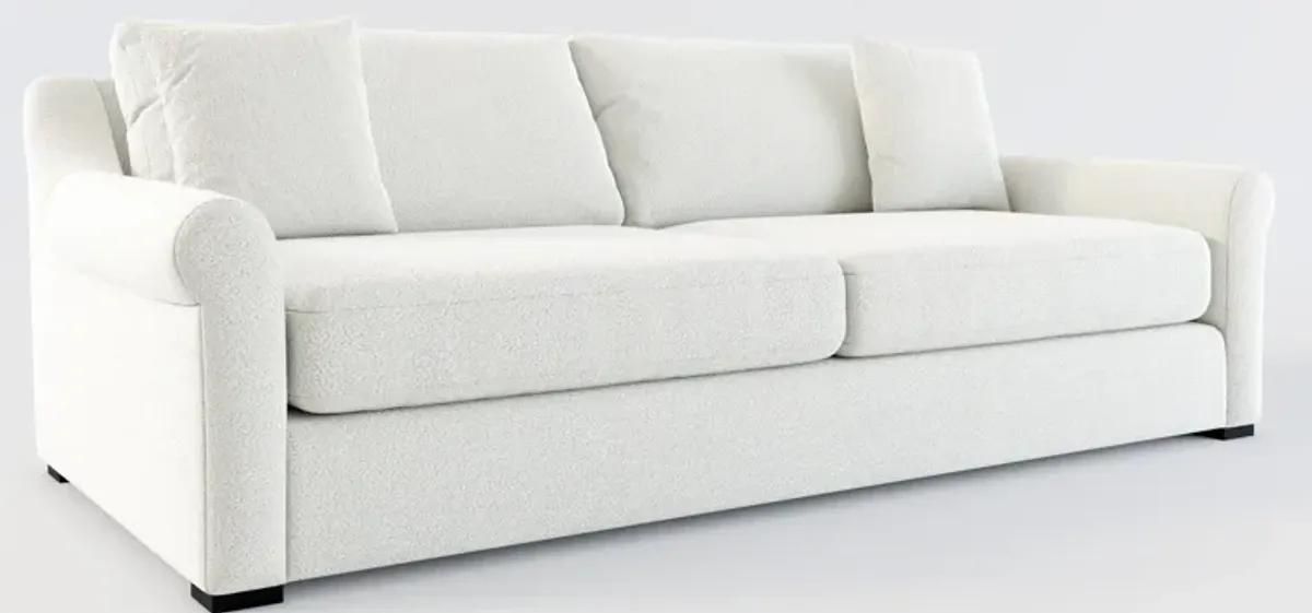 Bowery Foam Comfort 97" Sofa - Oslo Snow