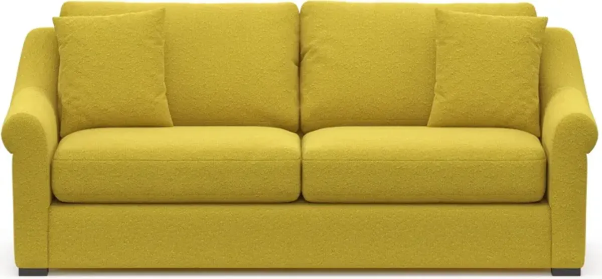 Bowery Foam Comfort 87" Sofa - Bloke Goldenrod