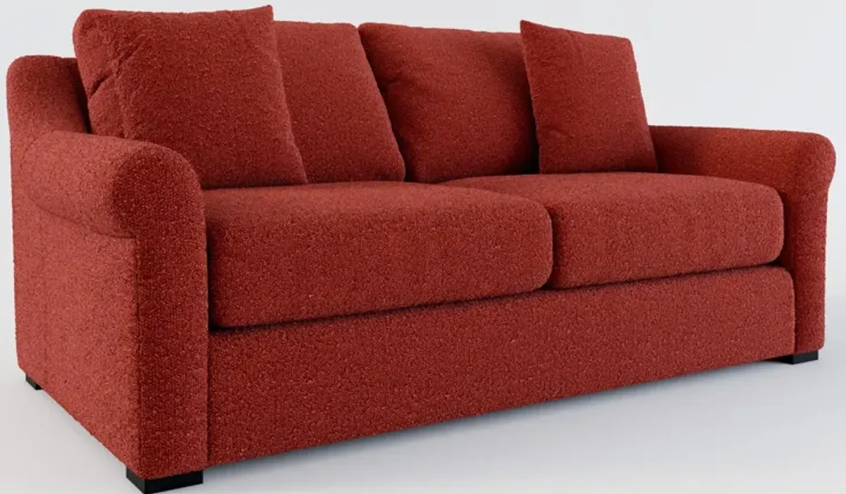 Bowery Foam Comfort 77" Sofa - Bloke Brick