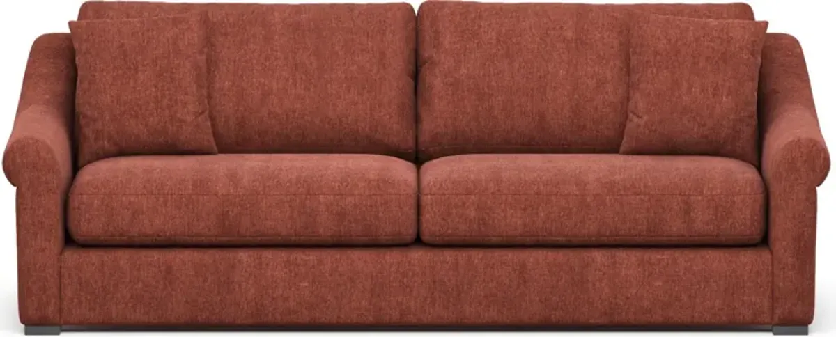 Bowery Foam Comfort 97" Sofa - Contessa Paprika