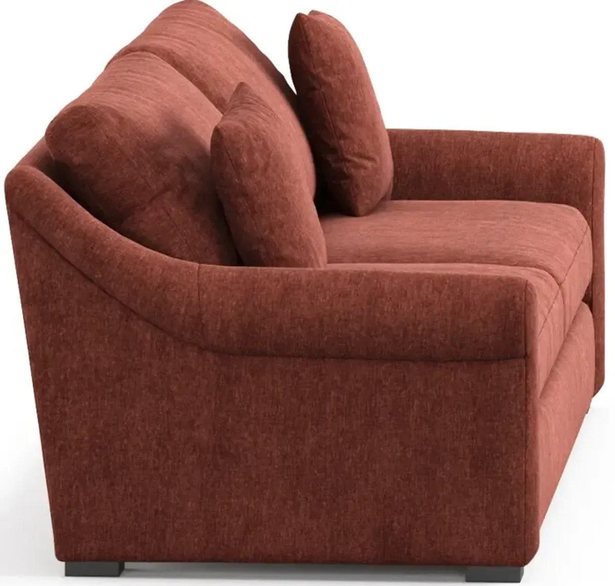 Bowery Foam Comfort 97" Sofa - Contessa Paprika