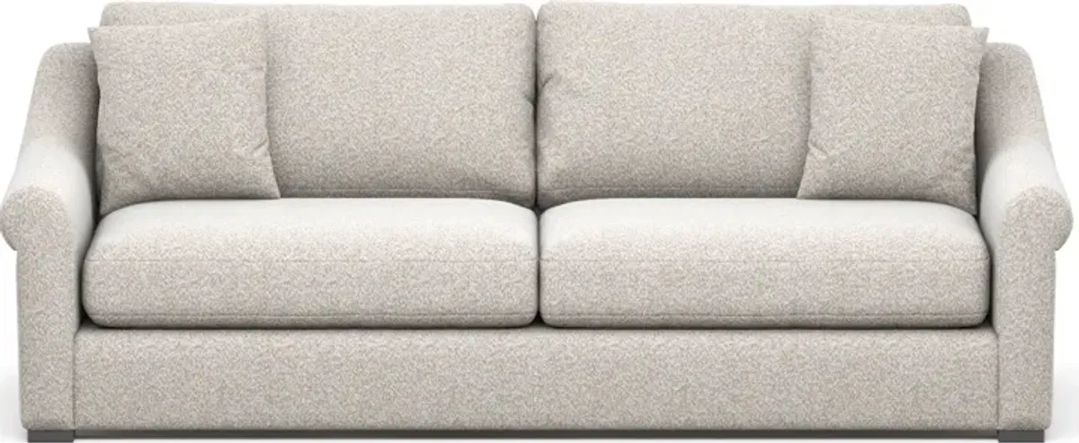 Bowery Foam Comfort 97" Sofa - Muse Stone