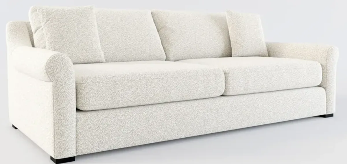 Bowery Foam Comfort 97" Sofa - Muse Stone