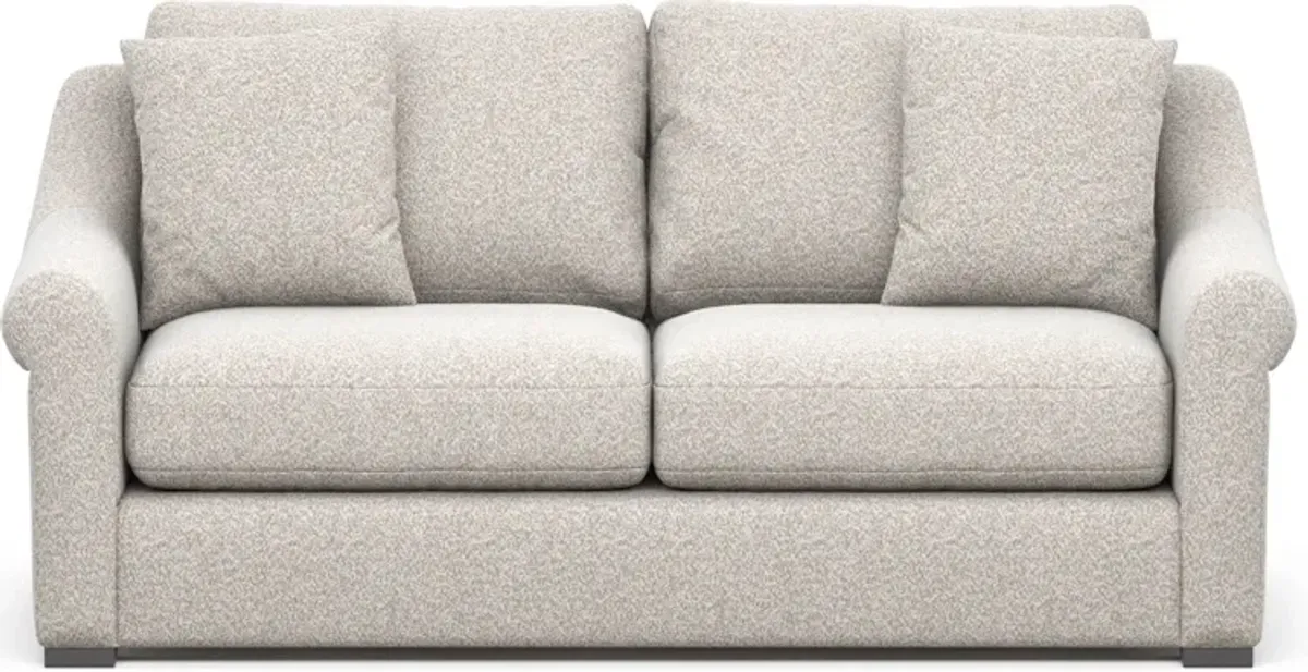 Bowery Foam Comfort 77" Sofa - Muse Stone