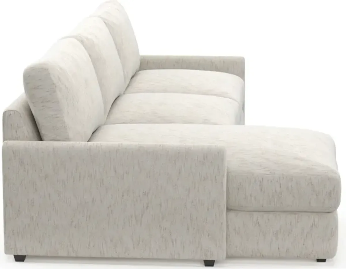 Jasper Foam Comfort 2-Piece Sectional with Left-Facing Chaise - P.T. Cream