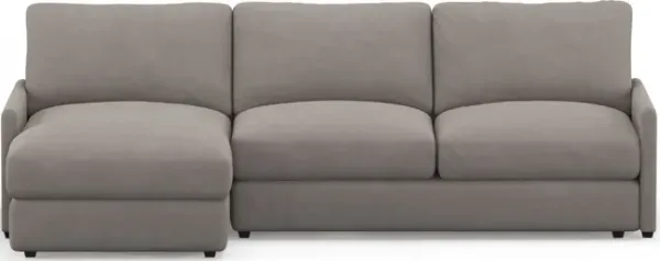Jasper Foam Comfort 2-Piece Sectional with Left-Facing Chaise - Abington Fog