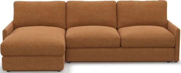 Jasper Hybrid Comfort 2-Piece Sectional with Left-Facing Chaise  - Contessa Ginger