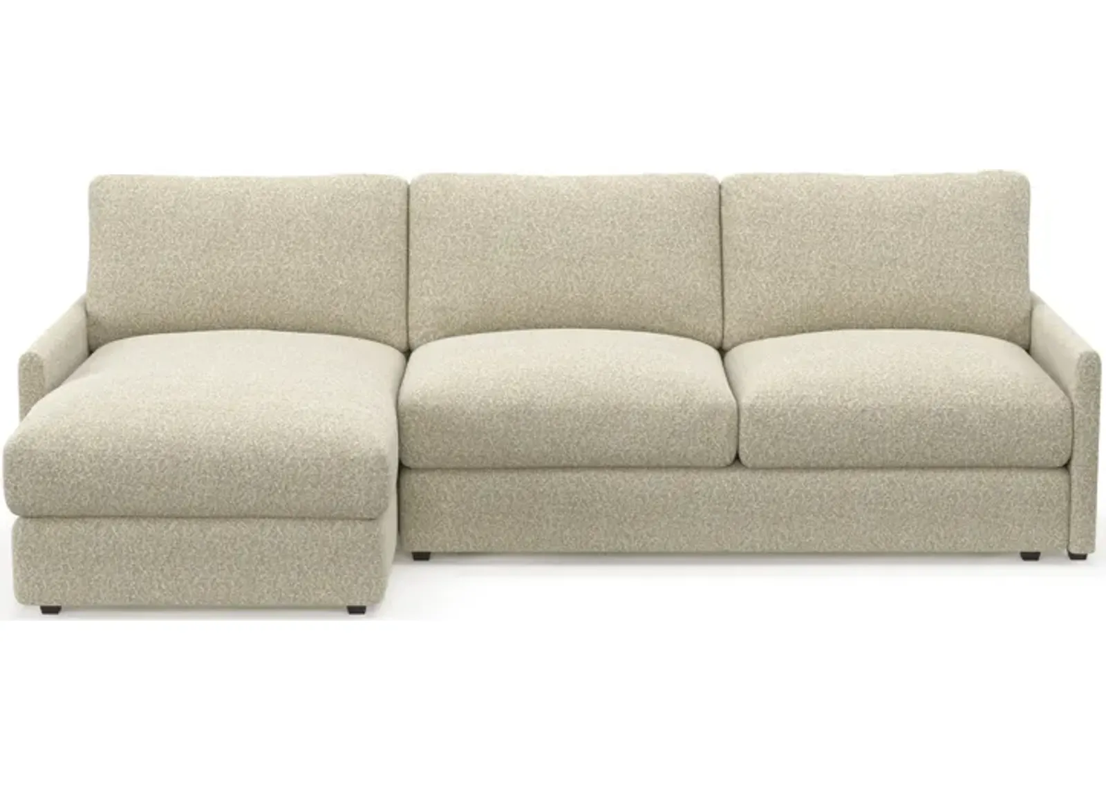 Jasper Hybrid Comfort 2-Piece Sectional with Left-Facing Chaise - Bloke Cotton