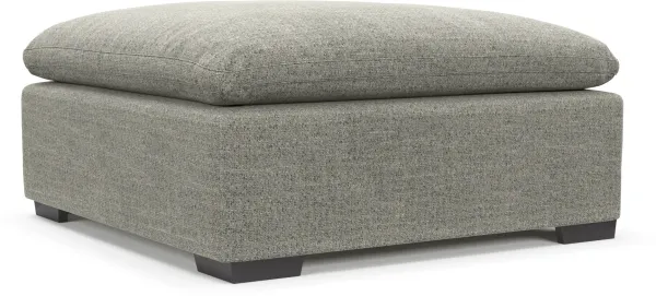 Plush Core Comfort Ottoman - Pandora Pepper