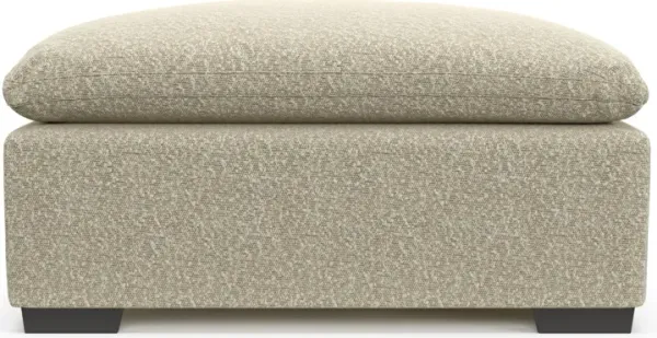 Plush Core Comfort Ottoman - Bloke Cotton