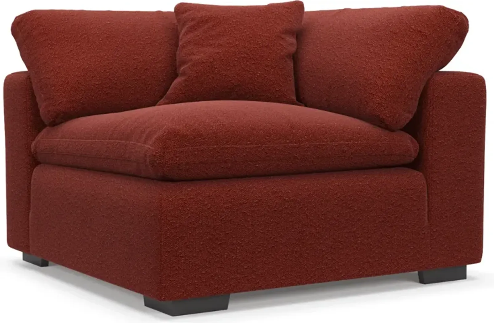 Plush Core Comfort Corner Chair - Bloke Brick