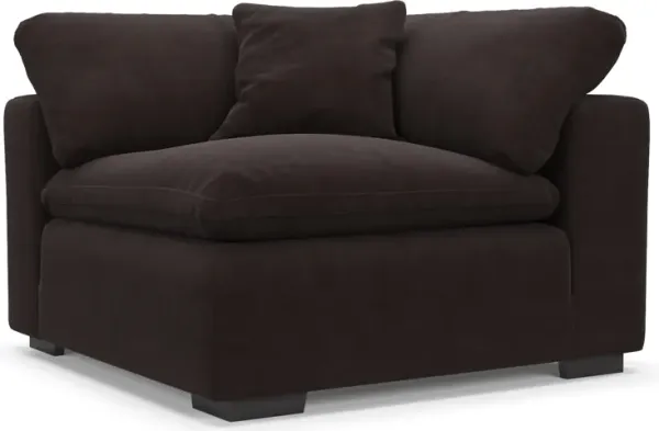 Plush Core Comfort Corner Chair - Merrimac Dark Brown
