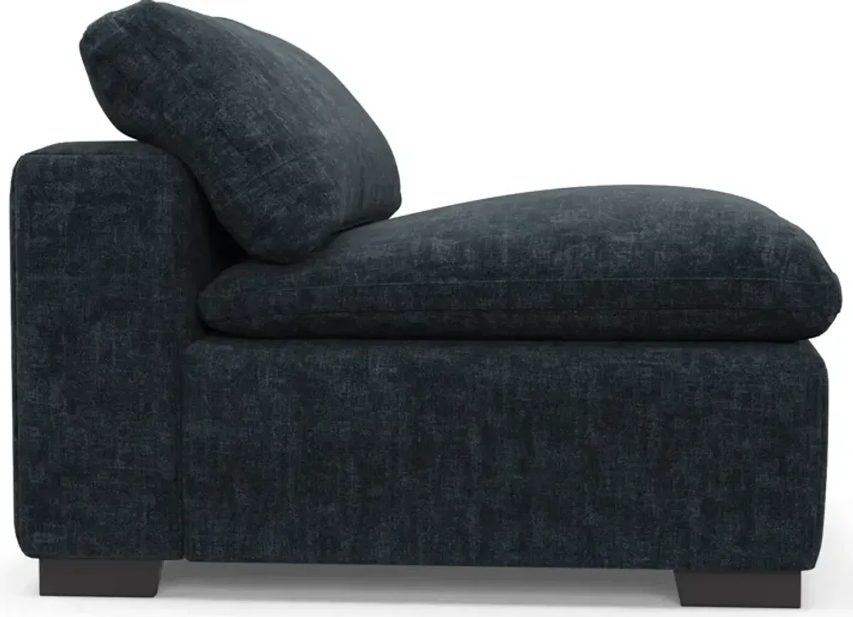 Plush Core Comfort Eco Performance Fabric Armless Chair - Argo Navy